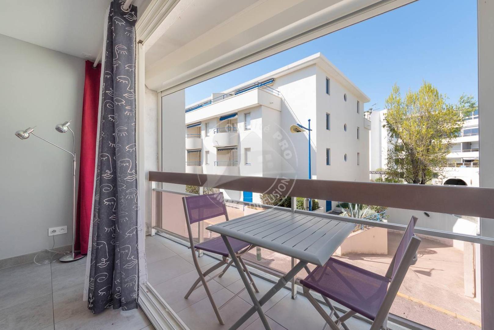 As21512 - Studio Cabine Vue Mer Laterale Avec Parking Prive A 20M De La Plage Le Grau-du-Roi Eksteriør billede